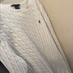 White Ralph Lauren polo sweater